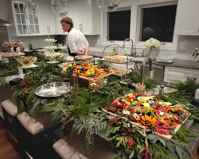 Farewell brunch prepared by a private chef